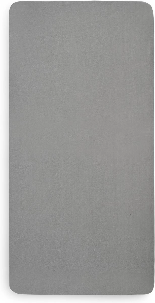 Jollein Baby Hoeslaken Wieg Jersey 40/50x80/90cm - Storm Grey 7 Jollein Baby Hoeslaken Wieg Jersey 40/50x80/90cm - Storm Grey - Afbeelding 7