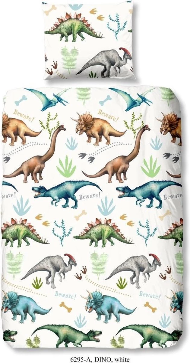 Good Morning Kids Dekbedovertrek Dino-Ledikant (100 X 135 Cm) 1 Good Morning Kids Dekbedovertrek Dino-Ledikant (100 X 135 Cm)