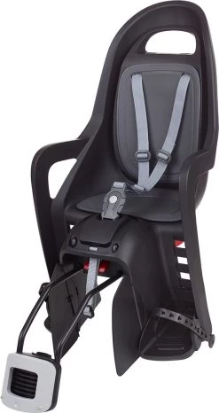 Polisport Groovy FF Fietsstoeltje Achter - Zwart/Grijs -Babyproducten Uitverkoop 636x1200