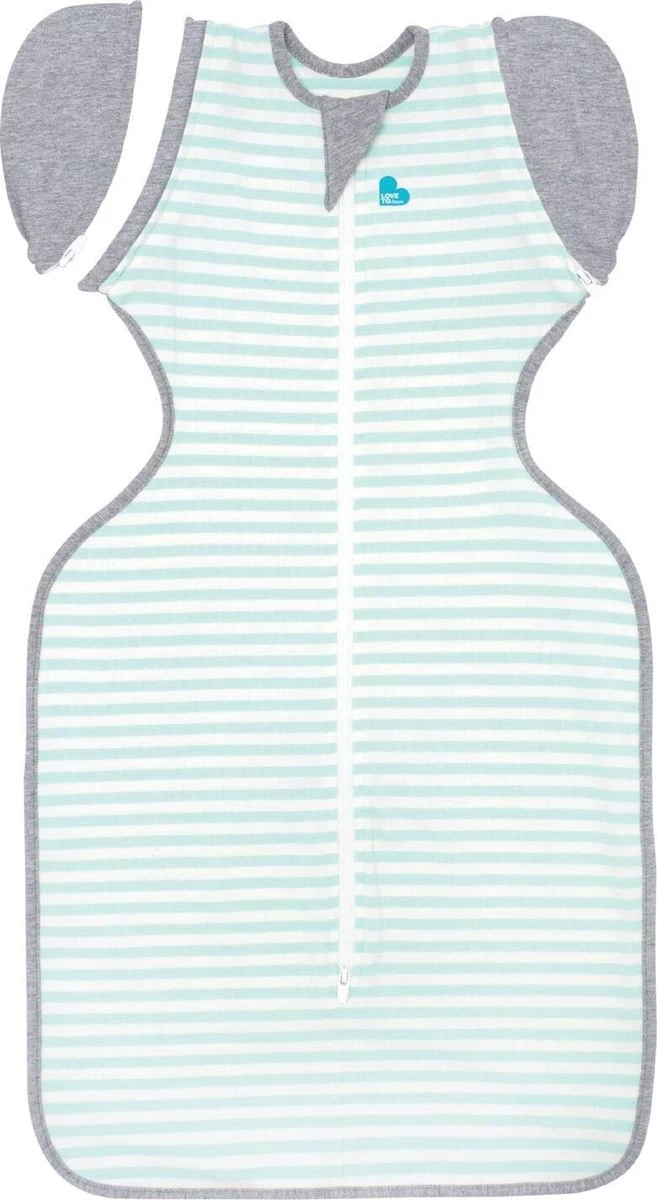 Love To Dream™ Babyslaapzak Swaddle Up™ - Inbakeren Afbouwen - Baby 6-9 Maanden - 8.5-11 Kg - All Season - Mint 1 Love To Dream™ Babyslaapzak Swaddle Up™ - Inbakeren Afbouwen - Baby 6-9 Maanden - 8.5-11 Kg - All Season - Mint