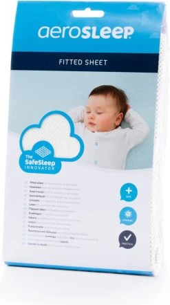 AeroSleep® Hoeslaken - Wieg - 83 X 50 Cm - Wit -Babyproducten Uitverkoop 672x1200 5