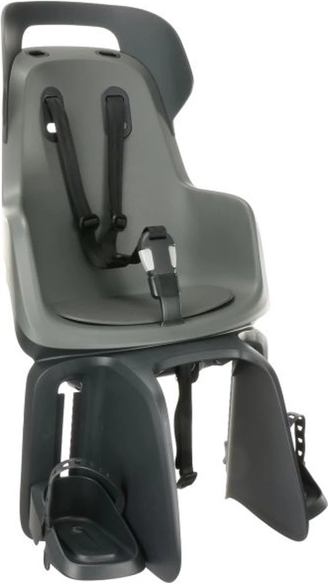 Bobike Maxi Go Fietsstoeltje Achter BD - Macaron Grey 2 Bobike Maxi Go Fietsstoeltje Achter BD - Macaron Grey - Afbeelding 2