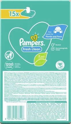 Pampers® Pampers Fresh Clean Billendoekjes - 1200 Doekjes -Babyproducten Uitverkoop 688x1200 7