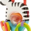 Fisher Price - Activity Zebra - Rammelaar - Speeltje En Bijtring - Grijpspeelgoed