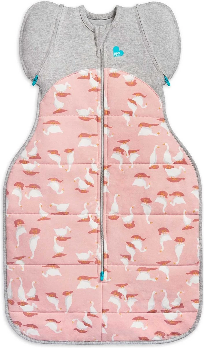 Love To Dream™ Swaddle Up™ Overgangsslaapzak – Medium 6 - 8,5 Kg – 2.5 TOG (16°C- 20°C) – Pink – Fase 2 Uitbakeren 1 Love To Dream™ Swaddle Up™ Overgangsslaapzak – Medium 6 - 8,5 Kg – 2.5 TOG (16°C- 20°C) – Pink – Fase 2 Uitbakeren