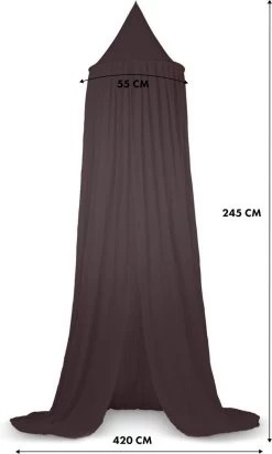 Deryan Baby Klamboe Vintage 245cm - Kinderklamboe - Hemeltje - Chestnut 14 Deryan Baby Klamboe Vintage 245cm - Kinderklamboe - Hemeltje - Chestnut -Babyproducten Uitverkoop 721x1200 5