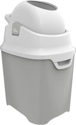 DiaperChamp ONE - Soft Silver - Standaard Luieremmer 39 DiaperChamp ONE - Soft Silver - Standaard Luieremmer -Babyproducten Uitverkoop 727x1200 2