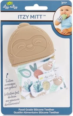 Itzy Ritzy - Itzy Mitt™ - Baby Bijtwant - Beige Luiaard 5 Itzy Ritzy - Itzy Mitt™ - Baby Bijtwant - Beige Luiaard -Babyproducten Uitverkoop 757x1200