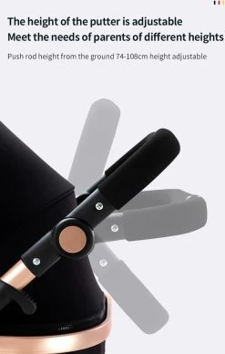 Luxe Kinderwagen 3 In 1 - Wandelwagen - Kinderwagen 3-in-1 Incl Autostoel - Kinderwagen Maxi Cosi – Buggy 3 In 1 - Newborn - Grijs -Babyproducten Uitverkoop 763x1200 3