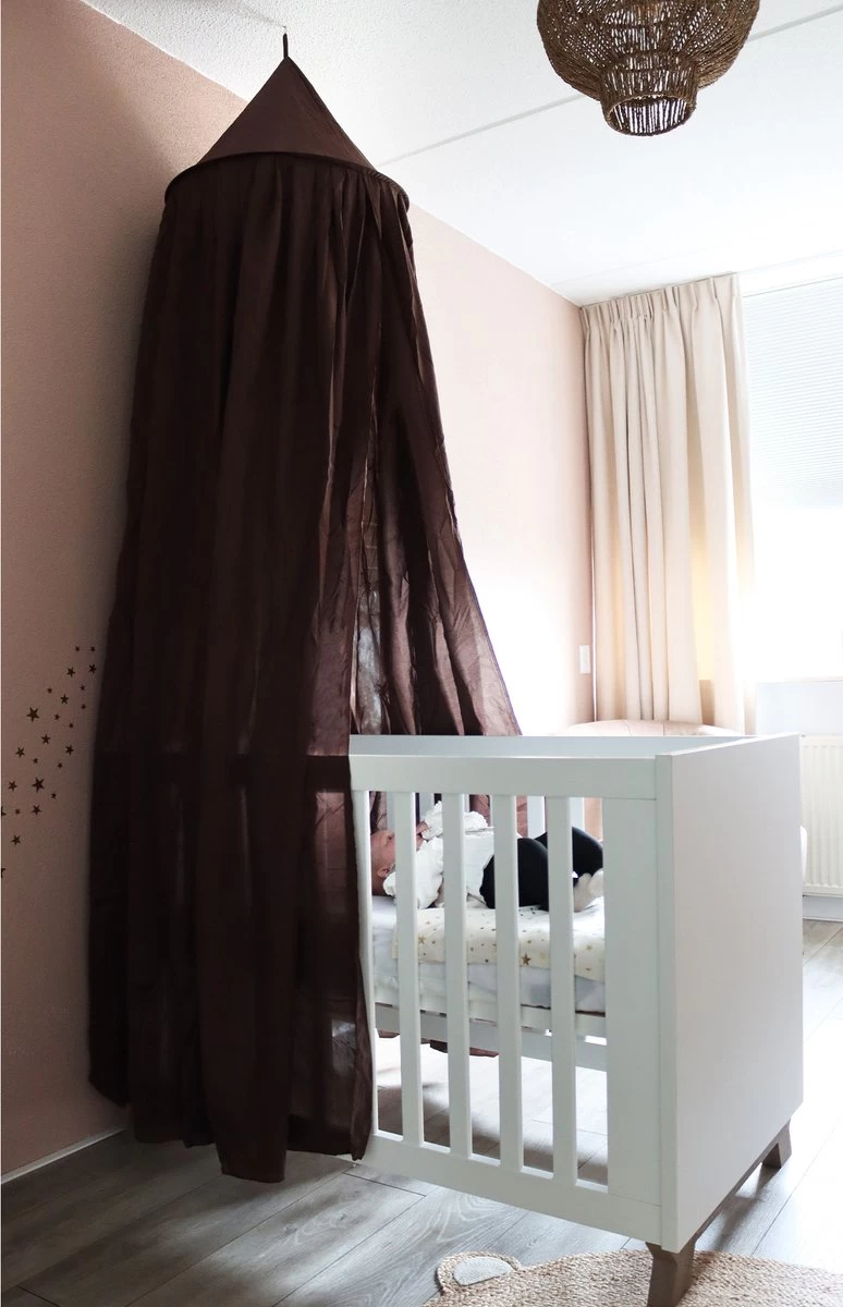 Deryan Baby Klamboe Vintage 245cm - Kinderklamboe - Hemeltje - Chestnut 3 Deryan Baby Klamboe Vintage 245cm - Kinderklamboe - Hemeltje - Chestnut - Afbeelding 3