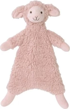 Happy Horse Lam Lotus Knuffeldoekje - Perzikroze - Baby Cadeau