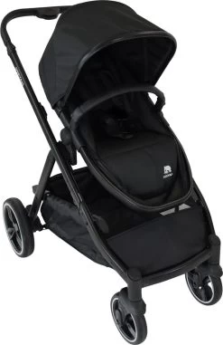 Deryan Evy Kinderwagen - Duo Kinderwagen - Uitbreidbaar - Inclusief Reiswieg - Zwart -Babyproducten Uitverkoop 778x1200 4