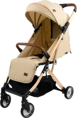 Ding Vivo Wandelwagen - Beige/Rose - Inklapbare Buggy - Inclusief Boodschappenmandje En Zonnekap -Babyproducten Uitverkoop 779x1200 1