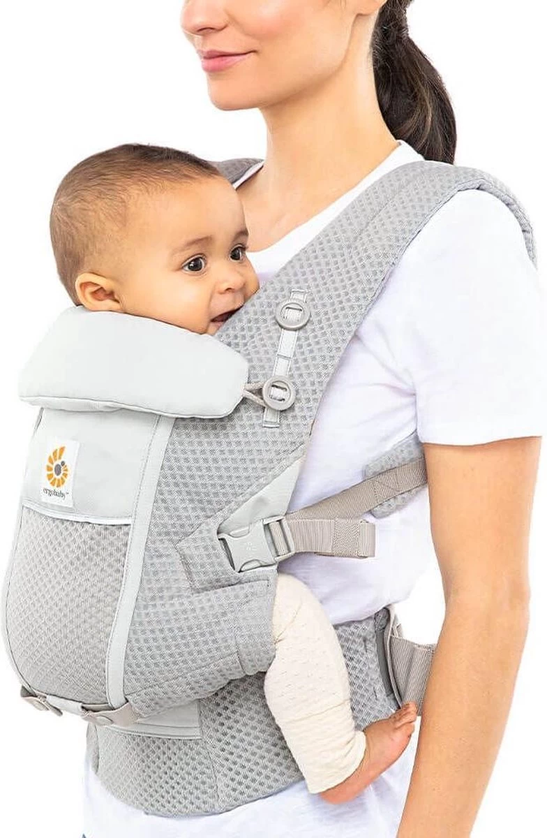 Ergobaby Draagzak Adapt Soft Flex Mesh Pearl Grey 3 Ergobaby Draagzak Adapt Soft Flex Mesh Pearl Grey - Afbeelding 3
