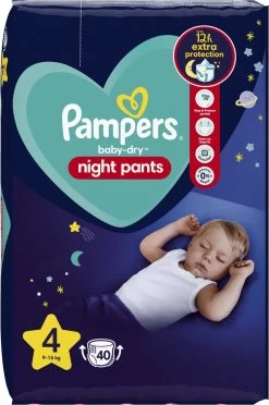 Pampers® Pampers - Night Pants - Maat 4 - Small Pack - 40 Luierbroekjes 9 Pampers® Pampers - Night Pants - Maat 4 - Small Pack - 40 Luierbroekjes -Babyproducten Uitverkoop 796x1200 3