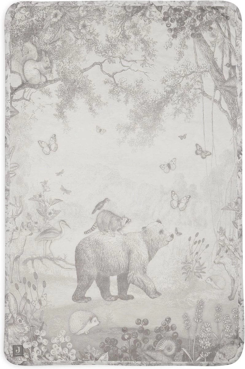 Jollein Baby Deken Wieg Jersey 75x100cm Pimpelmees - Forest Animals 18 Jollein Baby Deken Wieg Jersey 75x100cm Pimpelmees - Forest Animals - Afbeelding 18