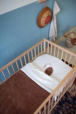 Koeka Baby Dekentje Wieg Teddy Vik - Bruin - 75x100cm -Babyproducten Uitverkoop 799x1200 45