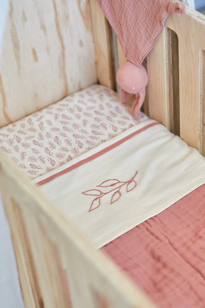 Jollein Baby Hoeslaken Wieg Jersey 40/50x80/90cm Meadow - Chestnut 6 Jollein Baby Hoeslaken Wieg Jersey 40/50x80/90cm Meadow - Chestnut - Afbeelding 6