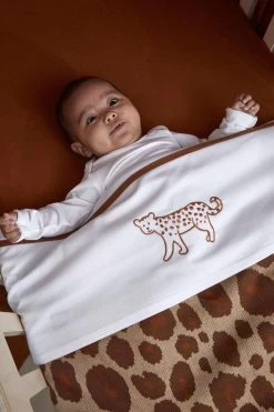 Meyco Cheetah Animal Wieglaken - Camel - 75x100cm -Babyproducten Uitverkoop 800x1200 153