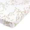 Meyco Branches Hoeslaken Boxmatras - Sand - 75x95cm
