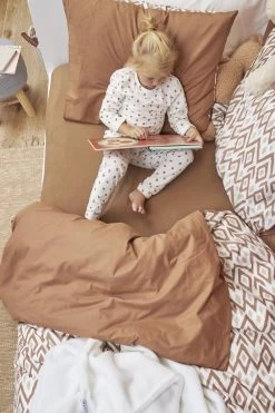 Meyco Uni Hoeslaken Juniorbed - 2-pack - Toffee - 70x140/150cm -Babyproducten Uitverkoop 800x1200 222