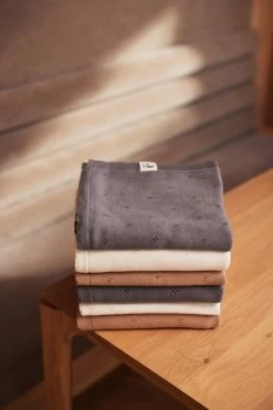 Jollein Baby Deken Wieg 75x100cm Pointelle - Biscuit -Babyproducten Uitverkoop 800x1200 262