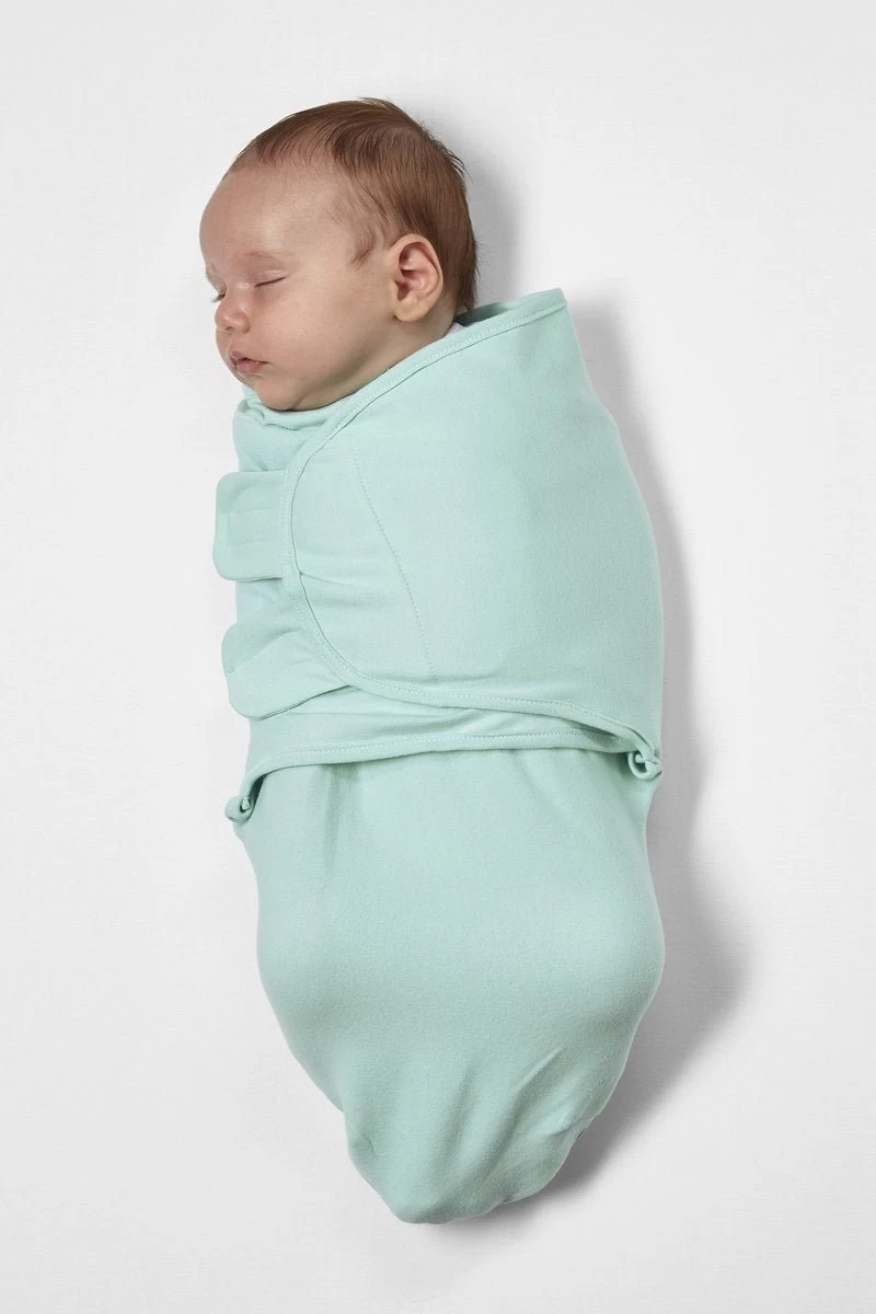 Meyco Uni Swaddlemeyco Inbakerdoek - Forest Green - 4-6 Maanden 2 Meyco Uni Swaddlemeyco Inbakerdoek - Forest Green - 4-6 Maanden - Afbeelding 2