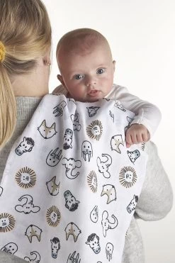 Meyco Animal Swaddle 3-pack - Hydrofiel - Multicolor - 120x120cm -Babyproducten Uitverkoop 800x1200 302