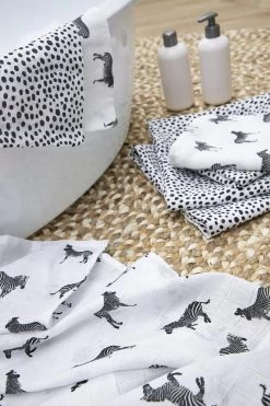 Meyco Zebra Animal Starterset - 9-pack - Hydrofiel - Black -Babyproducten Uitverkoop 800x1200 334