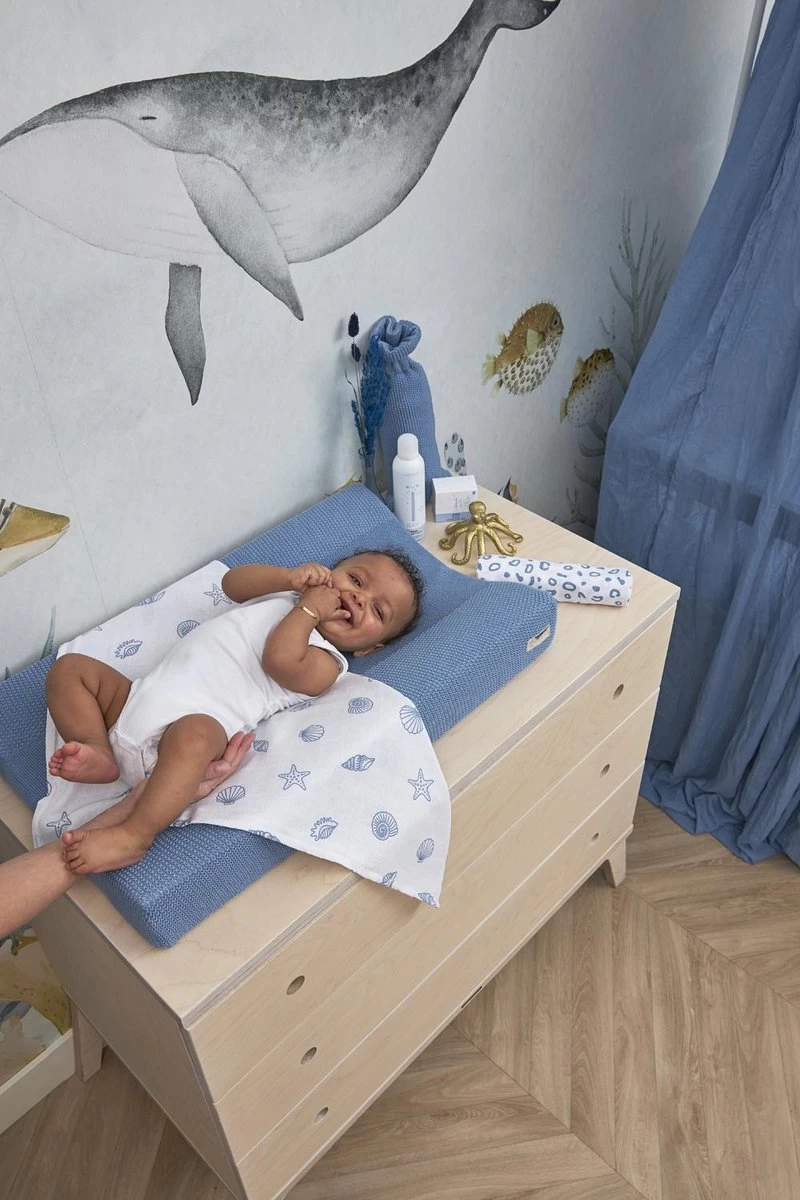 Meyco Shells Starterset - 9-pack - Hydrofiel - Denim 3 Meyco Shells Starterset - 9-pack - Hydrofiel - Denim - Afbeelding 3