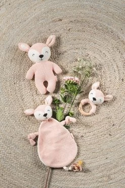 Jollein Knuffeldoekje Deer - Pale Pink -Babyproducten Uitverkoop 800x1200 372