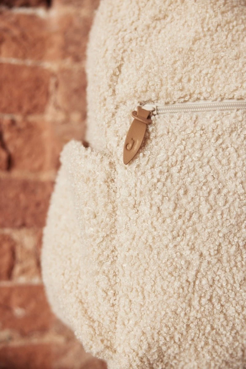 Jollein Luiertas Rugzak Boucle - Naturel 14 Jollein Luiertas Rugzak Boucle - Naturel - Afbeelding 14