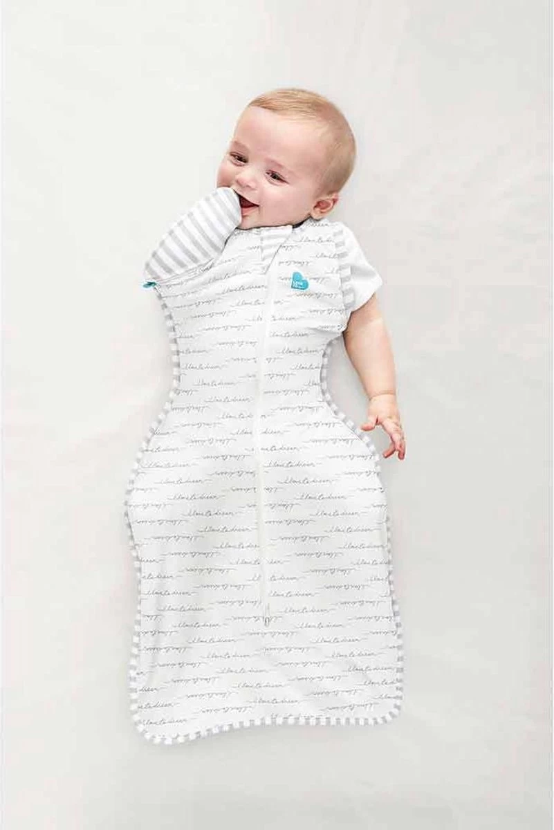 Love To Dream™ Babyslaapzak Swaddle Up™ - Inbakeren Afbouwen - Baby 4-6 Maanden - 6-8.5 Kg - All Season - Wit 4 Love To Dream™ Babyslaapzak Swaddle Up™ - Inbakeren Afbouwen - Baby 4-6 Maanden - 6-8.5 Kg - All Season - Wit - Afbeelding 4