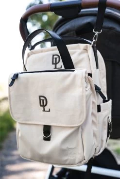 Deryan Luiertas Rugzak Met Verschoonmatje - Inclusief Flessenwarmhouder - Kinderwagenhaken En Isoleervak - Cream -Babyproducten Uitverkoop 804x1200 5