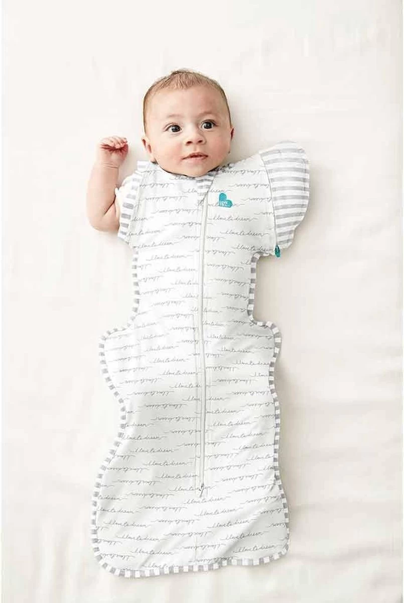 Love To Dream™ Babyslaapzak Swaddle Up™ - Inbakeren Afbouwen - Baby 4-6 Maanden - 6-8.5 Kg - All Season - Wit 3 Love To Dream™ Babyslaapzak Swaddle Up™ - Inbakeren Afbouwen - Baby 4-6 Maanden - 6-8.5 Kg - All Season - Wit - Afbeelding 3