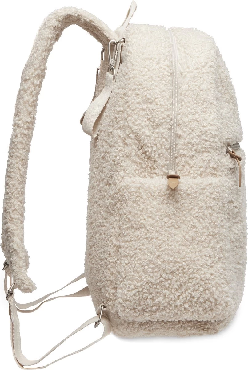 Jollein Luiertas Rugzak Boucle - Naturel 7 Jollein Luiertas Rugzak Boucle - Naturel - Afbeelding 7