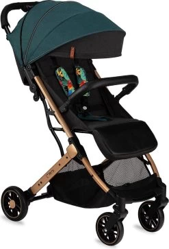 MoMi Wandelwagen - Compacte Lichtgewicht Buggy - Estelle - Green-Gold (geschikt Van 6mnd - 15kg) -Babyproducten Uitverkoop 817x1200 3