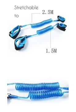 Veiligheidstuigje Voor Kinderen V2 - Polsbandje - 2,5 Meter - Blue Special Edition For The Little Him - One Size - 360° Rotatie -Babyproducten Uitverkoop 817x1200 4