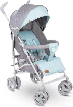 Lionelo Irma - Buggy - Wandelwagen- Lichte 7kg - Tot 15 Kg - Geveerde Wielen - 360° - Tot 5 Jaar - Opbergmand - Verstelbare Handgreep - Snel Inklapsysteem - Compact Formaat -Babyproducten Uitverkoop 823x1200