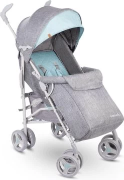 Lionelo Irma - Buggy - Wandelwagen- Lichte 7kg - Tot 15 Kg - Geveerde Wielen - 360° - Tot 5 Jaar - Opbergmand - Verstelbare Handgreep - Snel Inklapsysteem - Compact Formaat -Babyproducten Uitverkoop 824x1200