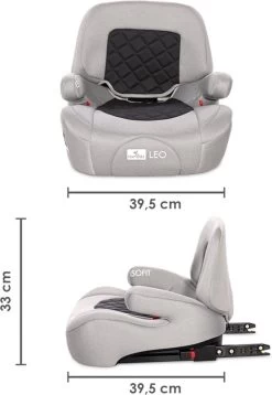 Lorelli Leo Fossil Grey Isofit 22-36 Kg Booster 1007161-2309 8 Lorelli Leo Fossil Grey Isofit 22-36 Kg Booster 1007161-2309 -Babyproducten Uitverkoop 828x1200 2