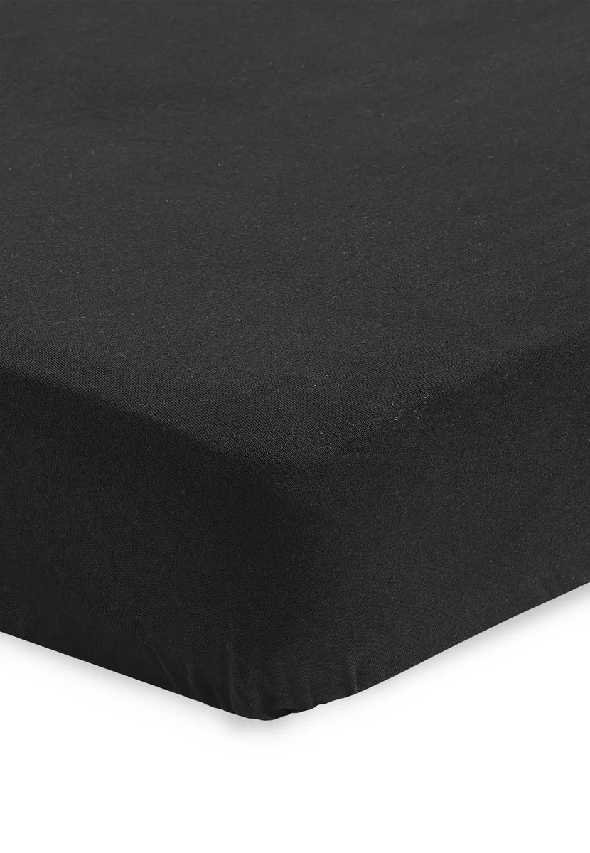 Jollein Baby Hoeslaken Ledikant Jersey 60x120cm - Zwart 4 Jollein Baby Hoeslaken Ledikant Jersey 60x120cm - Zwart - Afbeelding 4