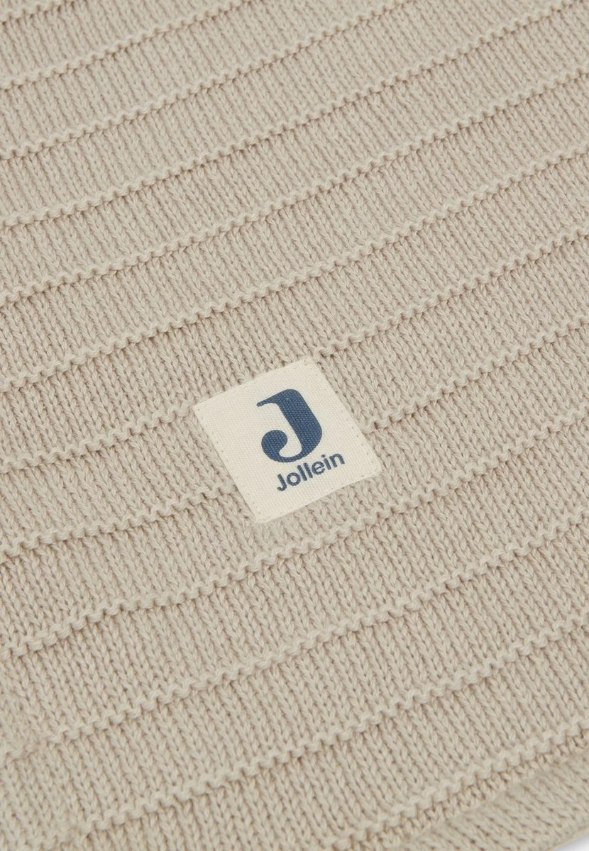 Jollein Baby Deken Wieg Velvet Pure Knit - Nougat - GOTS 8 Jollein Baby Deken Wieg Velvet Pure Knit - Nougat - GOTS - Afbeelding 8
