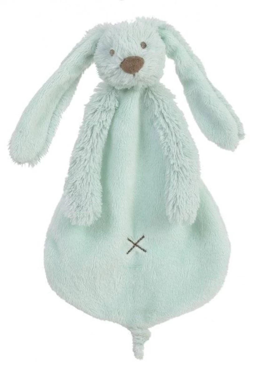 Happy Horse Konijn Richie Knuffeldoekje - Lagoon Groen - Baby Cadeau 1 Happy Horse Konijn Richie Knuffeldoekje - Lagoon Groen - Baby Cadeau