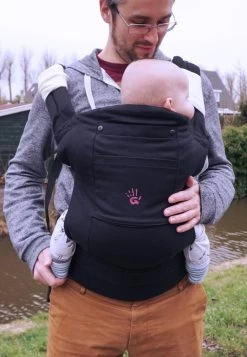 Praktische Draagzak Baby - Zwart - Babydrager - Buikdrager En Rugdrager - Opbergtas Inbegrepen -Babyproducten Uitverkoop 831x1200 6