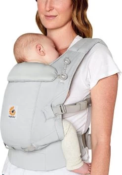 Ergobaby Babydraagzak Adapt SoftTouch™ Cotton - Pearl Grey -Babyproducten Uitverkoop 833x1200 3
