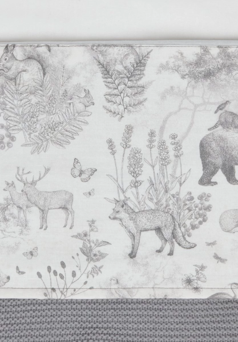 Jollein Baby Laken Wieg 75x100cm Pimpelmees - Forest Animals 2 Jollein Baby Laken Wieg 75x100cm Pimpelmees - Forest Animals - Afbeelding 2