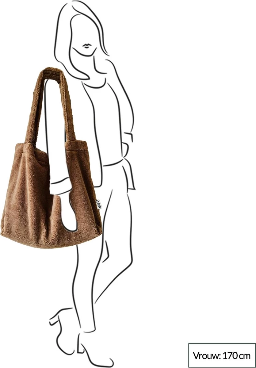 Mozz Mom Bag Teddy Brown 6 Mozz Mom Bag Teddy Brown - Afbeelding 6
