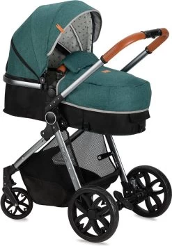 MoMi Kinderwagen - Compacte 2 In 1 Combiwagen - Limuru - Groen (geschikt Van 0-3 Jaar) -Babyproducten Uitverkoop 837x1200 5