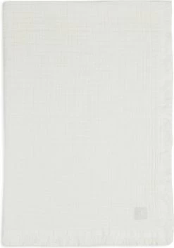 Jollein Baby Deken Ledikant 120x120cm Muslin Fringe - Ivory -Babyproducten Uitverkoop 840x1200 12